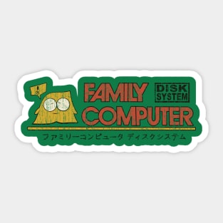 Family Computer Disk System Sticker